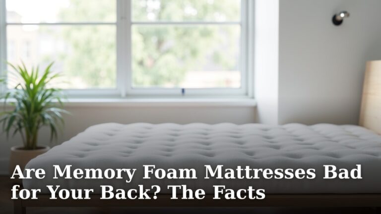 Are Memory Foam Mattresses Bad for Your Back? The Facts