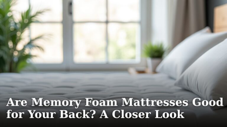 Are Memory Foam Mattresses Good for Your Back? A Closer Look