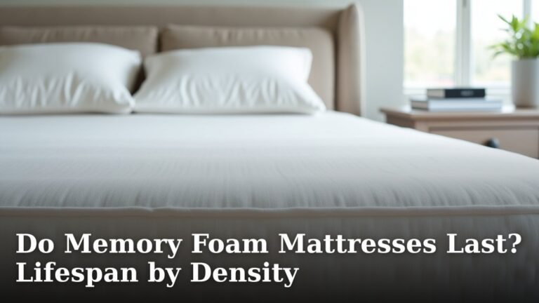 Do Memory Foam Mattresses Last? Lifespan by Density