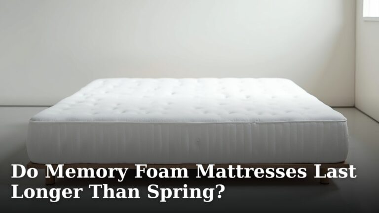 Do Memory Foam Mattresses Last Longer Than Spring?