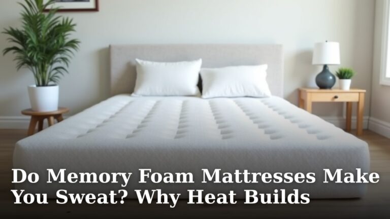 Do Memory Foam Mattresses Make You Sweat? Why Heat Builds