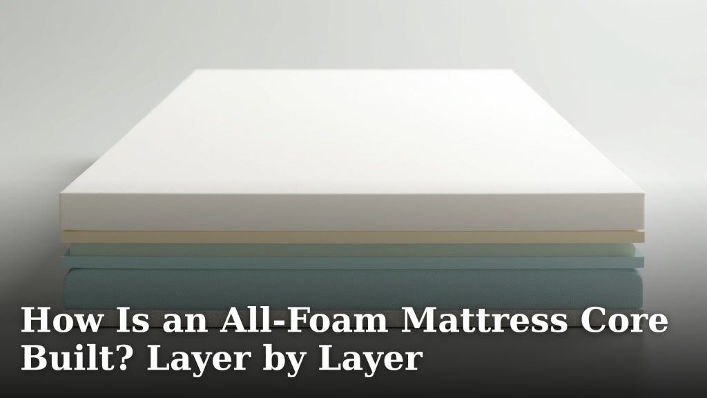How Is an All-Foam Mattress Core Built? Layer by Layer