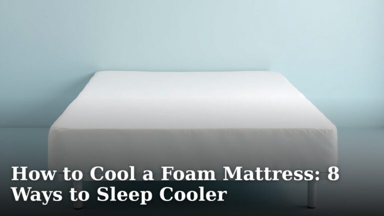How to Cool a Foam Mattress: 8 Ways to Sleep Cooler