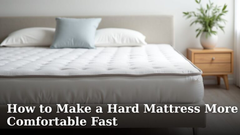 How to Make a Hard Mattress More Comfortable Fast