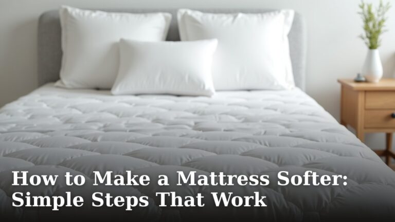 How to Make a Mattress Softer: Simple Steps That Work