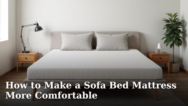 How to Make a Sofa Bed Mattress More Comfortable