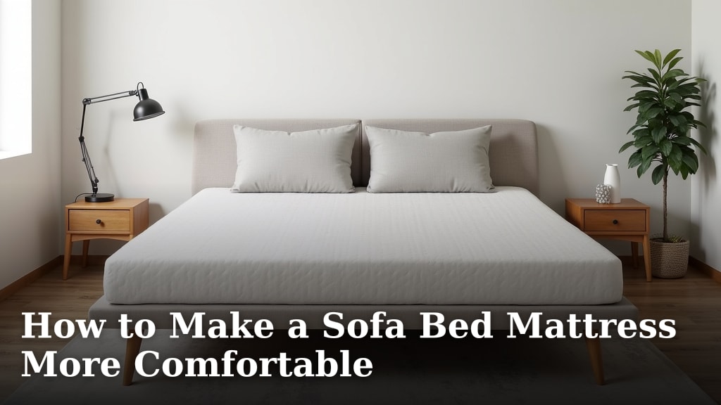 How to Make a Sofa Bed Mattress More Comfortable