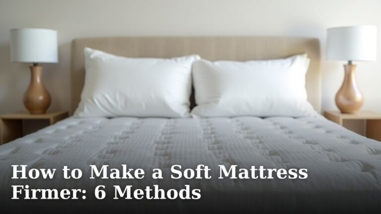 How to Make a Soft Mattress Firmer: 6 Methods