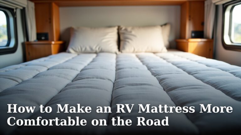 How to Make an RV Mattress More Comfortable on the Road