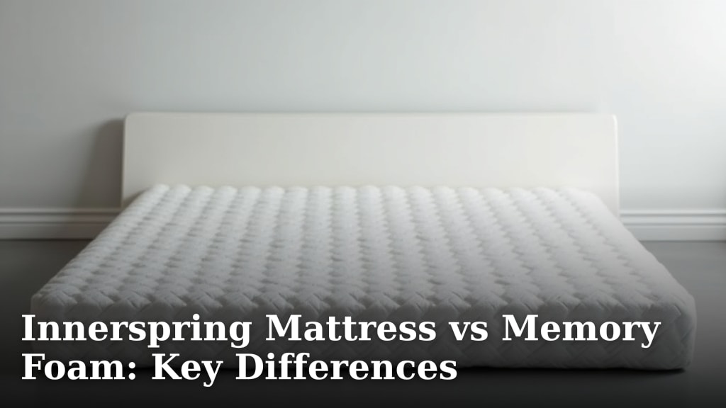 Innerspring Mattress vs Memory Foam: Key Differences