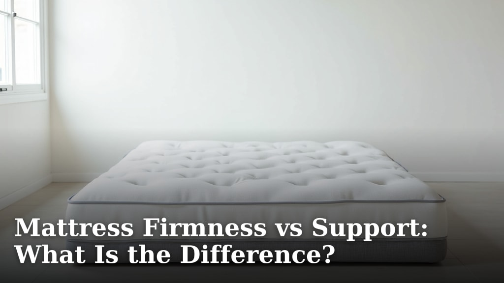Mattress Firmness vs Support: What Is the Difference?