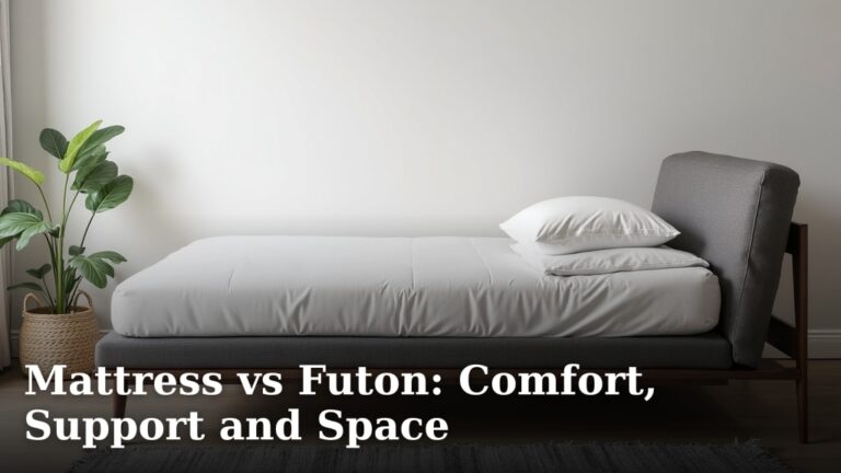 Mattress vs Futon: Comfort, Support and Space
