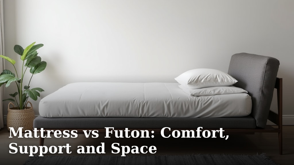 Mattress vs Futon: Comfort, Support and Space