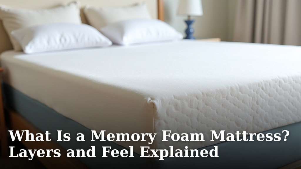 What Is a Memory Foam Mattress? Layers and Feel Explained