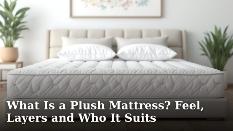 What Is a Plush Mattress? Feel, Layers and Who It Suits
