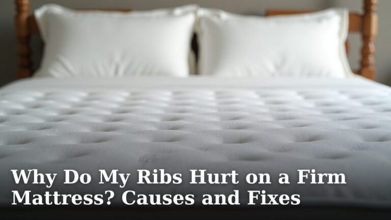 Why Do My Ribs Hurt on a Firm Mattress? Causes and Fixes