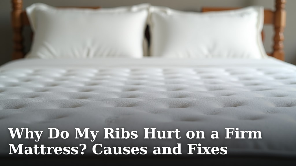Why Do My Ribs Hurt on a Firm Mattress? Causes and Fixes